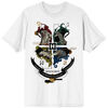 Harry Potter Hogwarts House Crests Blanc T-Shirt
