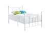 DHP - Manila Twin Metal Bed, White