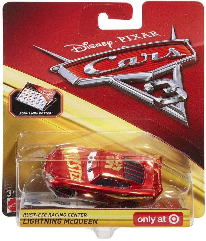 Disney/Pixar Cars 3 Rust-eze Racing Center Lightning McQueen Die-cast Vehicle - English Edition