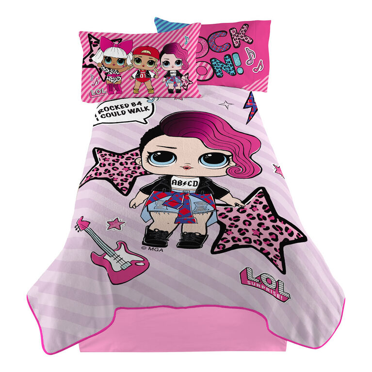 L O L Surprise Rock On Girl Kids Bedding Blanket Twin Toys R Us Canada