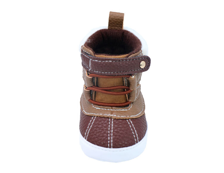 Bottillons brun pour bébé garçon de First Steps Taille 3, 6-9 mois