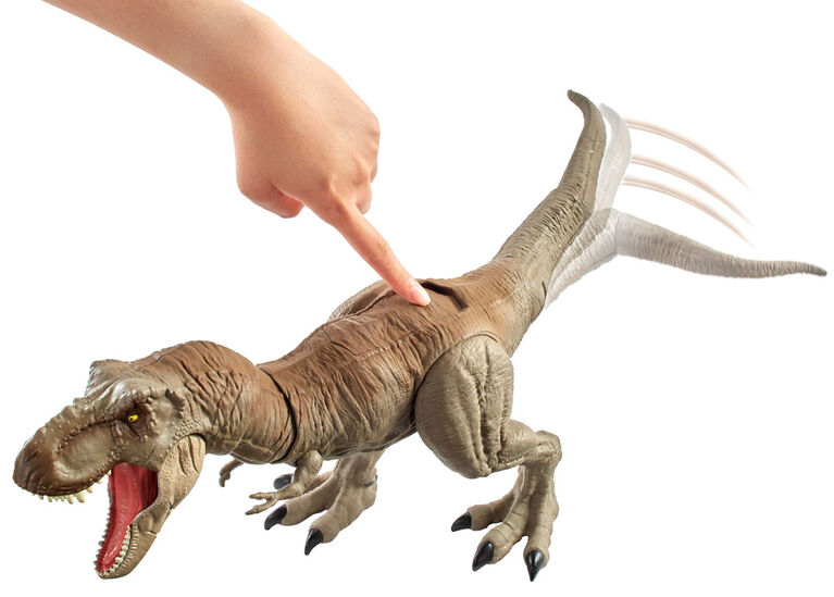 Jurassic World - Combat et Morsure - Figurine Tyrannosaure Rex.