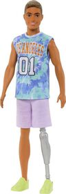Barbie Ken Fashionistas Doll #212 with Jersey and Prosthetic Leg