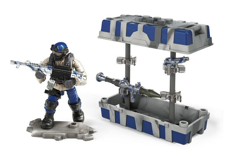 Mega Construx - Call of Duty - Caisse d'équipement soldat - Marine