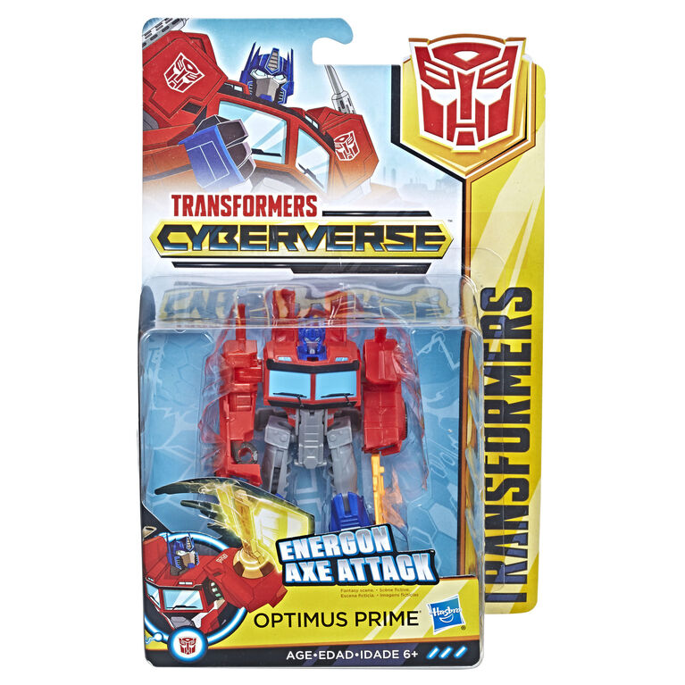 Transformers Cyberverse - Optimus Prime de classe guerrier.
