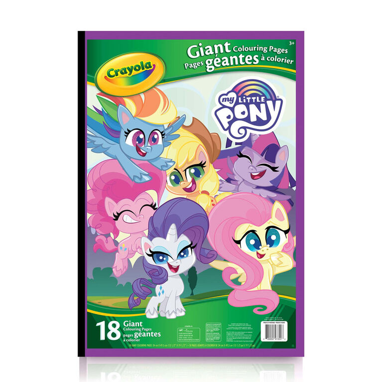 Pages à colorier géantes Crayola, mon petit poney