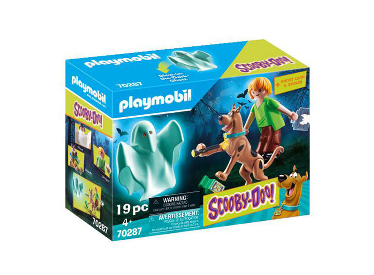 Playmobil Scooby Doo Scooby & Shaggy W/ Ghost 70287