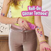 Cool Maker, Shimmer Me Body Art with Roller, 4 Metallic Foils and 180 Designs, Temporary Tattoo