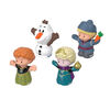 Elsa et ses amis par Little People La Reine des Neiges de Disney de Fisher-Price, coffret de 4 figurines