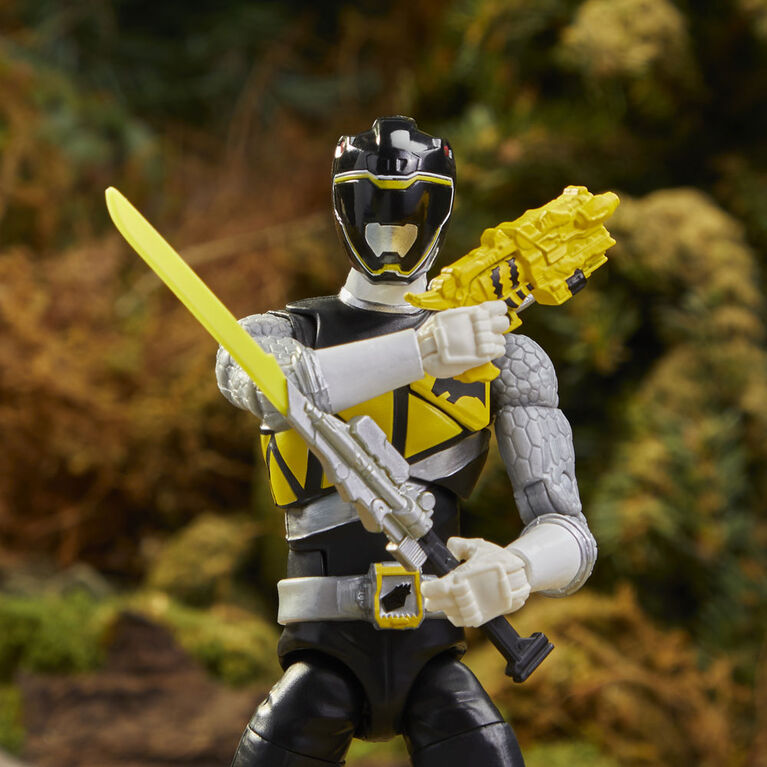 Power Rangers Lightning Collection 6-Inch Dino Charge Black Ranger Premium Collectible - R Exclusive