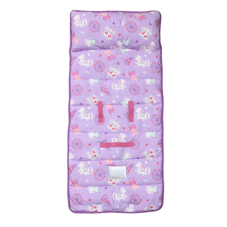 Couverture pour la sieste avec oreiller intégré, Peppa pig