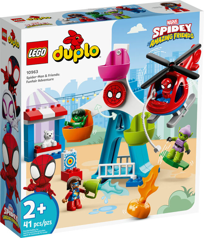 LEGO DUPLO Marvel Spider-Man et ses amis : aventure à la fête foraine 10963 (41 pièces)