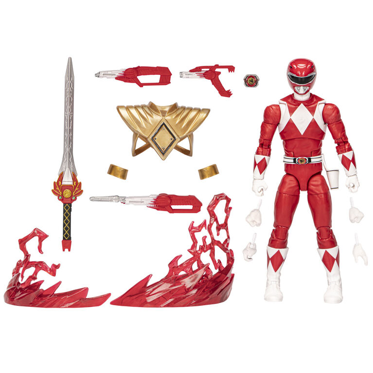 Power Rangers Lightning Collection Remastered Mighty Morphin Red Ranger 6 Inch Action Figure