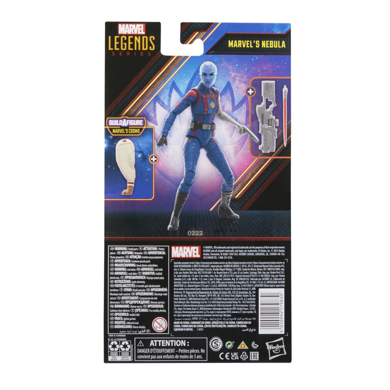 Marvel Legends Series Marvel's Nebula, Guardians of the Galaxy Vol. 3 6-Inch Collectible Action Figures