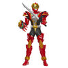 Power Rangers Dino Fury, Ranger rouge Attaque tournoyante, figurine électronique tournoyante de 30 cm avec lumières, 2 accessoires