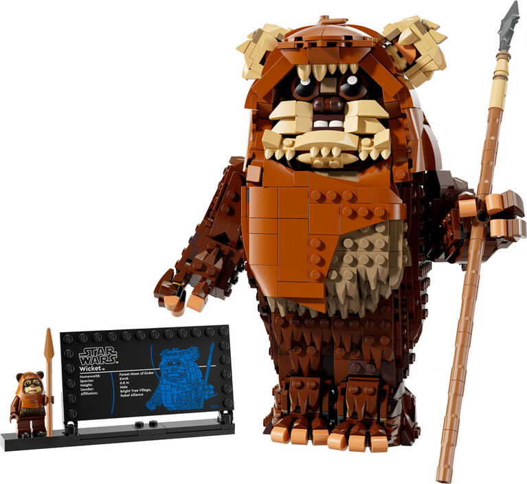 LEGO Star Wars Wicket the Ewok Building Toy for Pretend Play - Building Toy for Kids, Ages 12+ - 75430