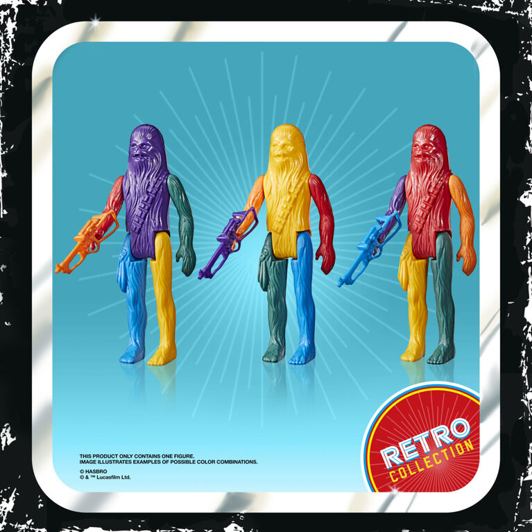 Star Wars Retro Collection 3.75-Inch-Scale Multi-Colored Chewbacca Prototype Edition Collectible Action Figure