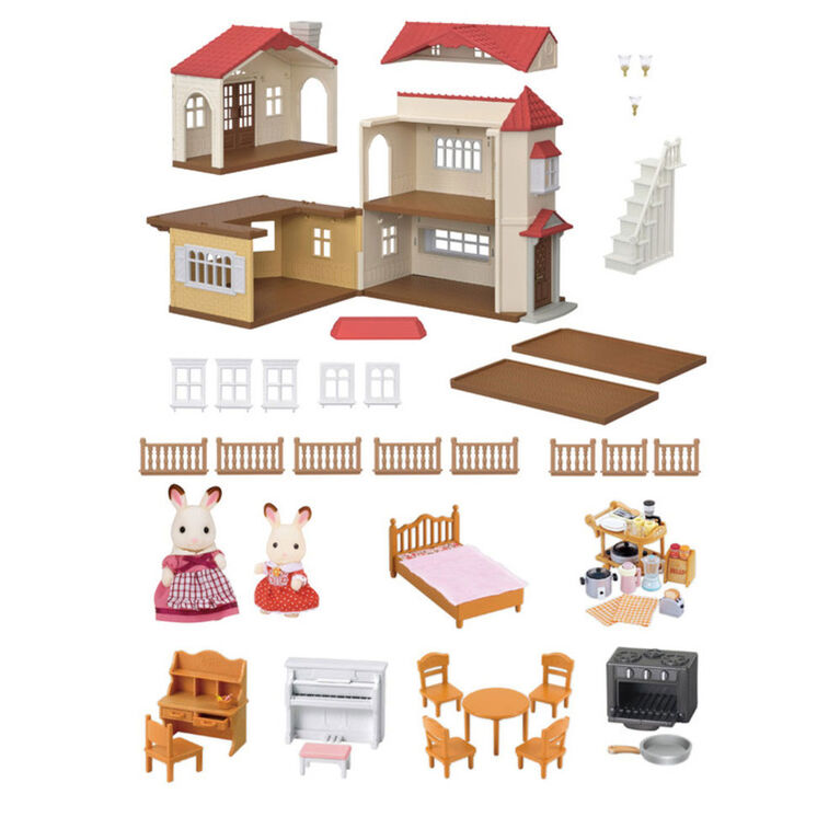 Calico Critters - Coffret de maisonnette au toit rouge