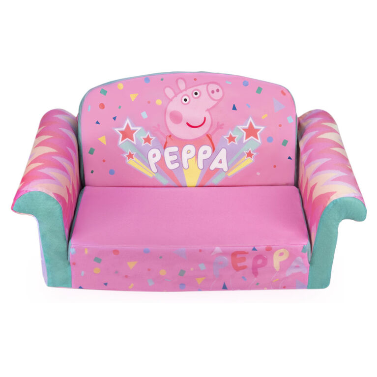 Marshmallow - Children's 2-in-1 Flip Open Foam Sofa - Peppa Pig