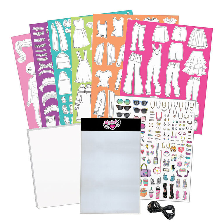 Fashion Design Light Pad Sketch Set