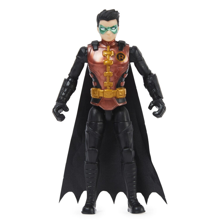 DC Comics, 4-inch Robin Action Figure with 3 Mystery Accessories