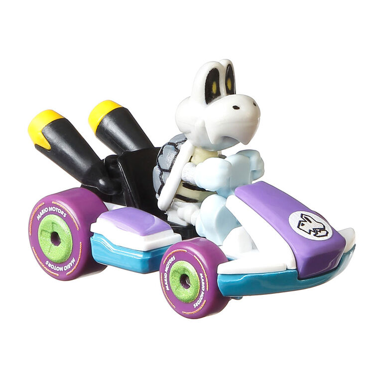 Hot Wheels Mariokart Dry Bones Standard Kart Vehicle