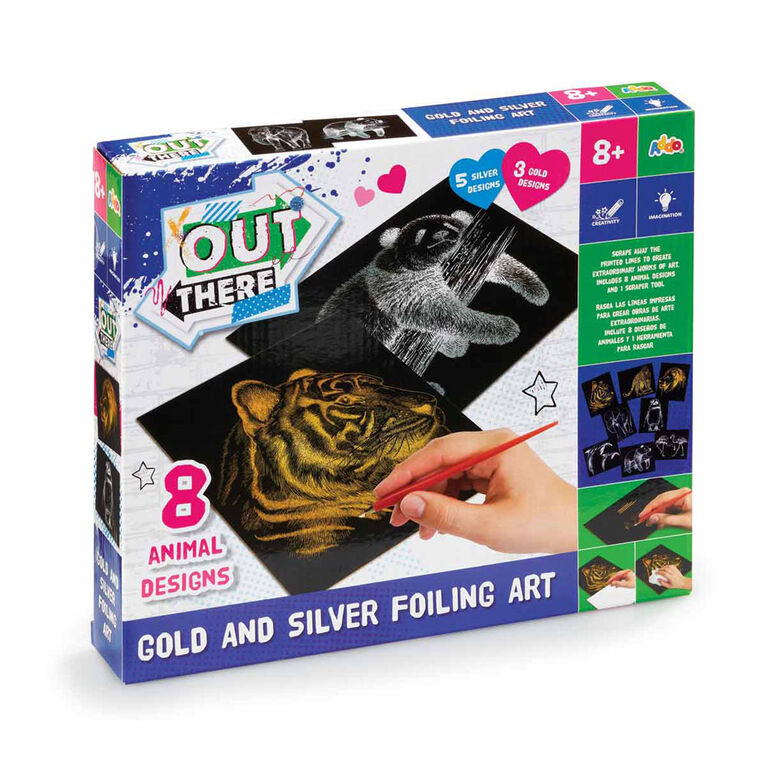 Out There Gold And Silver Foiling Art - R Exclusive