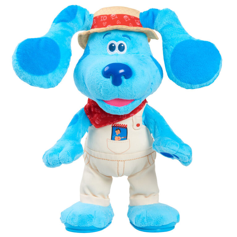 Animal En Peluche Blue's Clues et You! Bingo Blue de 36 cm (14 pouces) avec Sons et mouvements