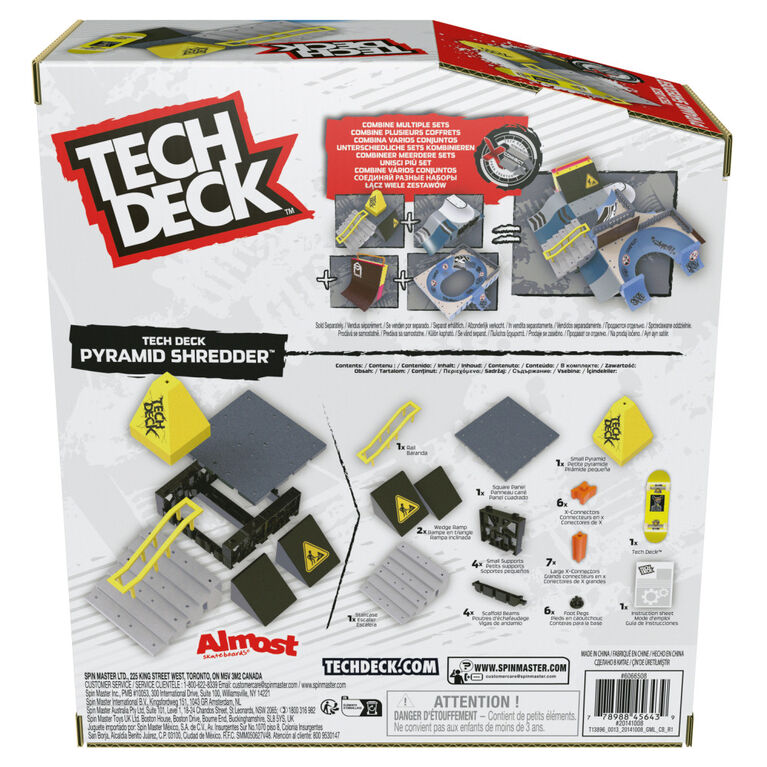 TECH DECK Coffret rampe personnalisable à construire avec fingerboard  exclusif