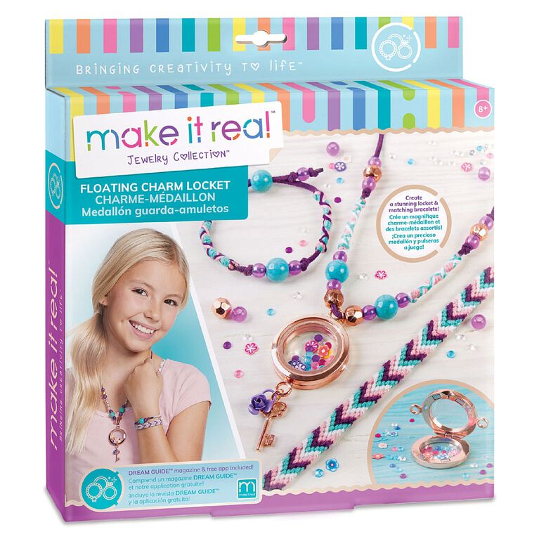 Make It Real Blooming Creativity Floating Charm Locket