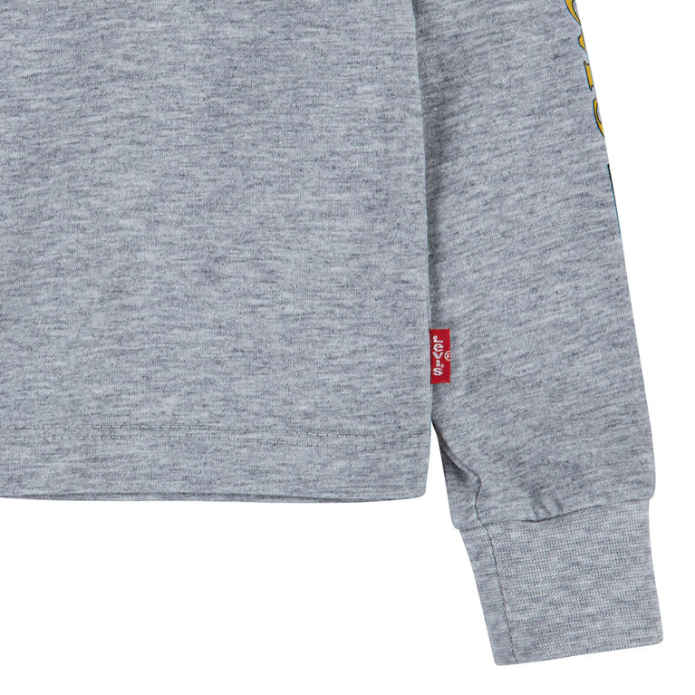 Levi's Long Sleeve T-Shirt and Jeans Set - Grey Heather