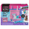 Cool Maker, Stitch 'N Style Fashion Studio Refill with 2 Pre-Threaded Cartridges, Fabric and Water Transfer Prints
