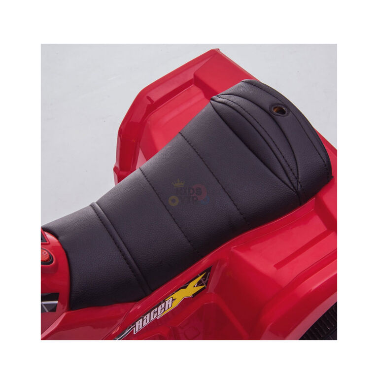 KidsVip 6V X Edition Ride-On ATV- Red - English Edition