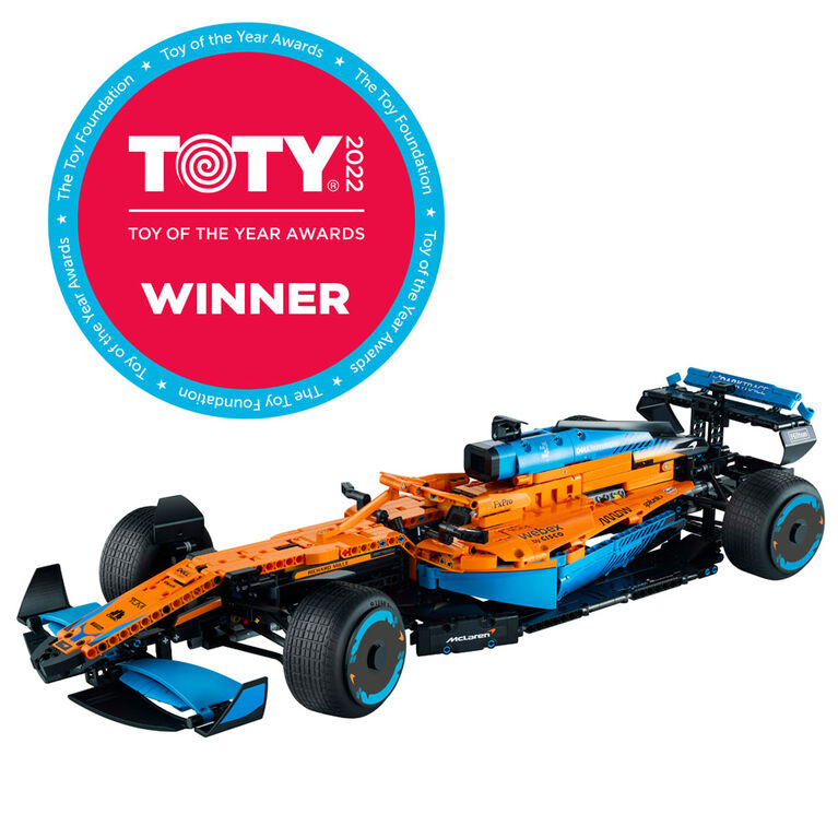 LEGO Technic La voiture de course McLaren Formula 1 42141 Ensemble de construction de modèle (1 432 pièces).