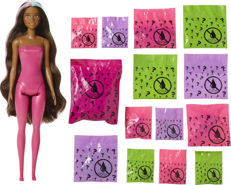 Barbie-Coffret Color Reveal Licorne Fantastique, avec 25 surprises