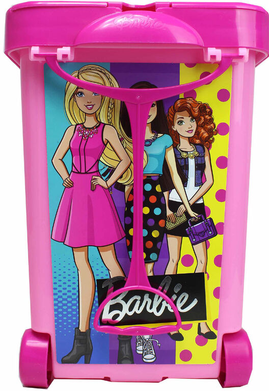 Coffre à bijoux Barbie pour filles avec tiroir 