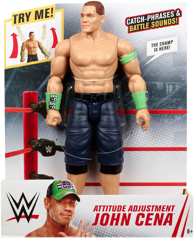 WWE - Attitude Adjustment - Figurine articulée de 30 cm (12 po) - John Cena - Édition anglaise.