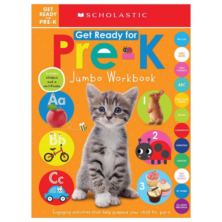 Scholastic Early Learners: Get Ready for Pre-K Jumbo Workbook - English Edition