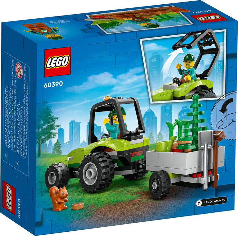 LEGO City Park Tractor 60390 Building Toy Set (86 Pieces)