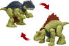 Jurassic World Dimetrodon to Allosaurus Dinosaur Transforming Toy, Double Danger