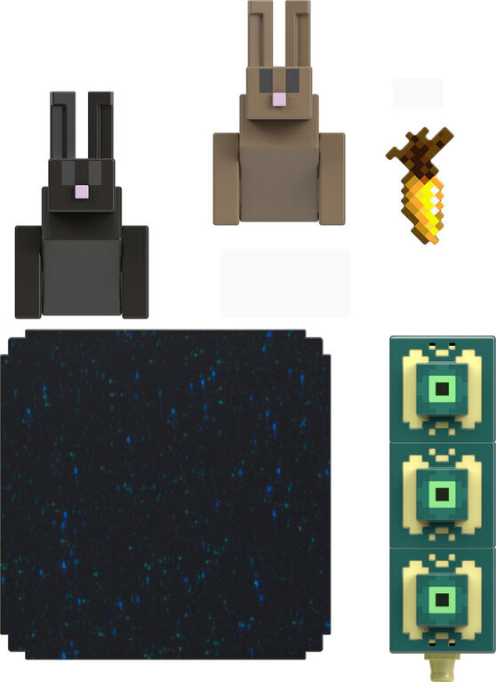 Minecraft Toys 3.25-inch Action Figures Collection, Deco Rabbit