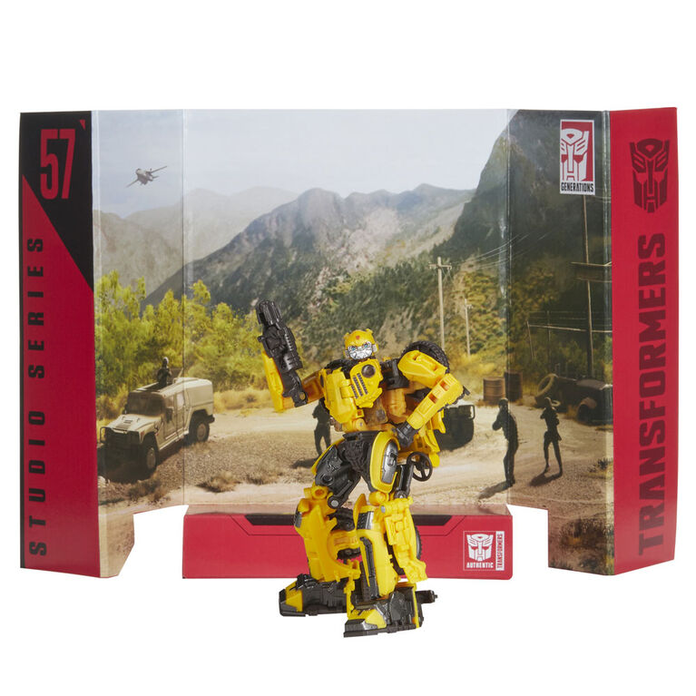 Transformers Toys Studio Series 57 Deluxe Class Bumblebee Movie Offroad Bumblebee Action Figure