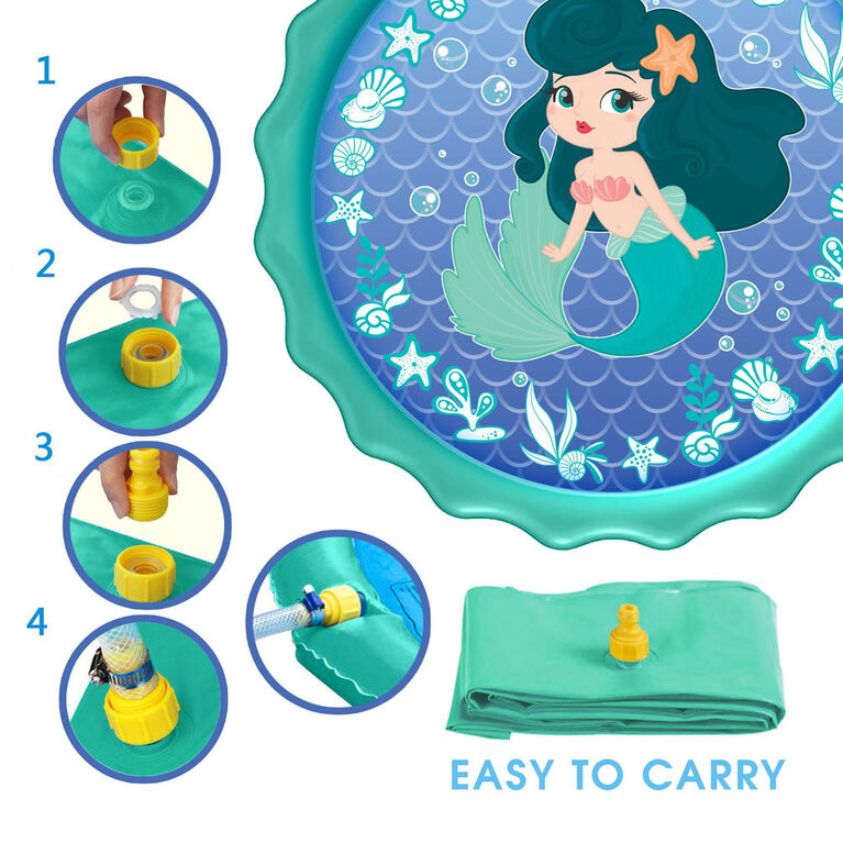 Splash Buddies Sprinkler Mermaid - English Edition