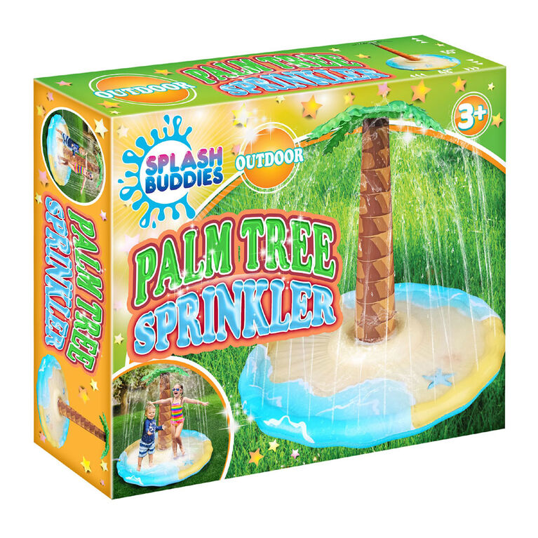Splash Buddies - Arroseur gonflable avec pateaugoire Palm Tree pour enfants