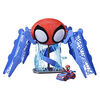 Marvel Spidey and His Amazing Friends Web-Quarters Playset With Lights and Sounds - English Edition