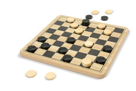 Pavilion Classic Games - Wood Chess & Checkers