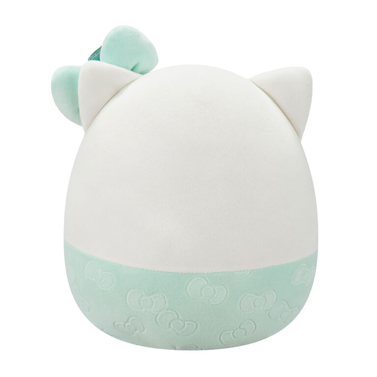 Squishmallows 8" Plush - Hello Kitty 50th Anniversary Embossed Bows: Teal Hello Kitty