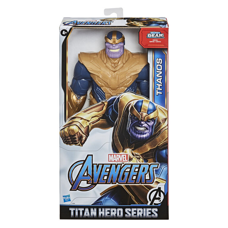 Marvel Avengers Titan Hero Series Figurine jouet Thanos Blast Gear Deluxe