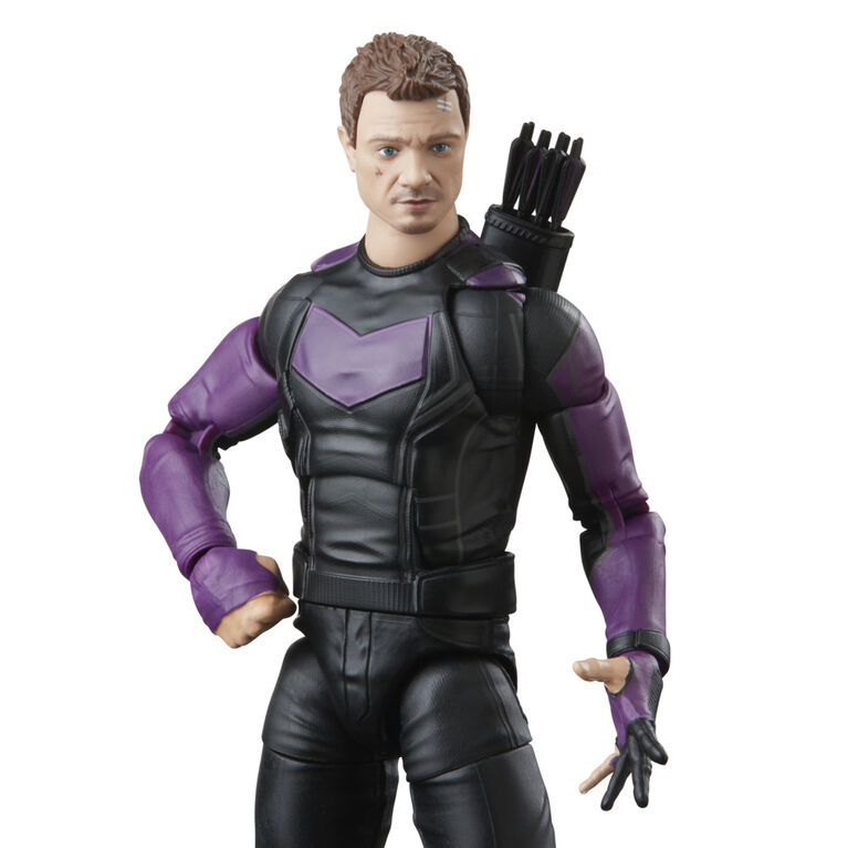 Marvel Legends Series MCU Disney Plus Marvel's Hawkeye Action Figure 6-inch Collectible Toy, 4 Accessories and 1 Build-A-Figure Part
