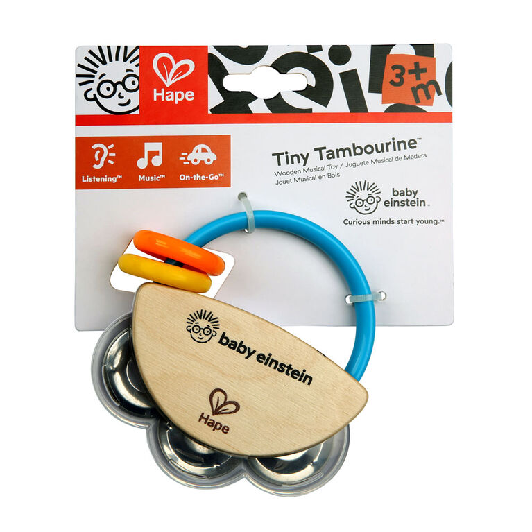 Tiny Tambourine Wooden Musical Toy